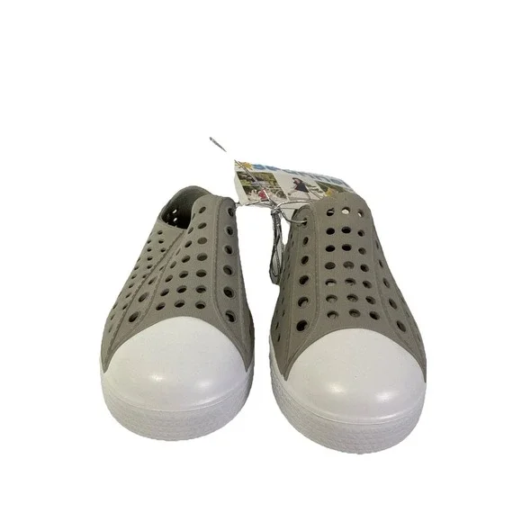 Toddler Slip On Lightweight Breathable Waterproof Shoes Gray Size 5.5 - Picture 3 of 10